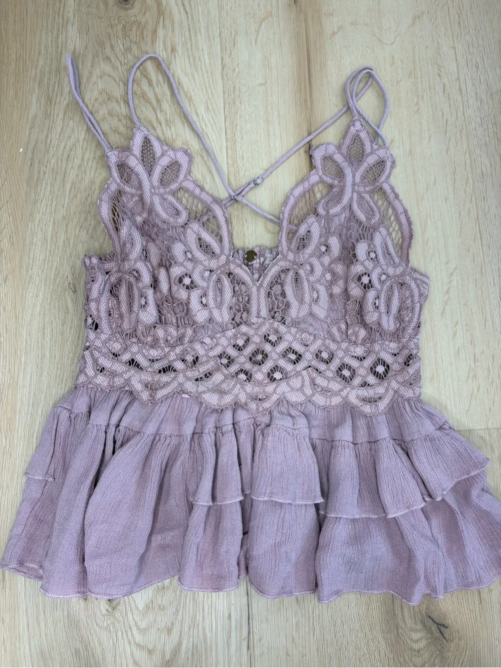 Free People Adella cami dusty mauve xsmall - Picture 2 of 4